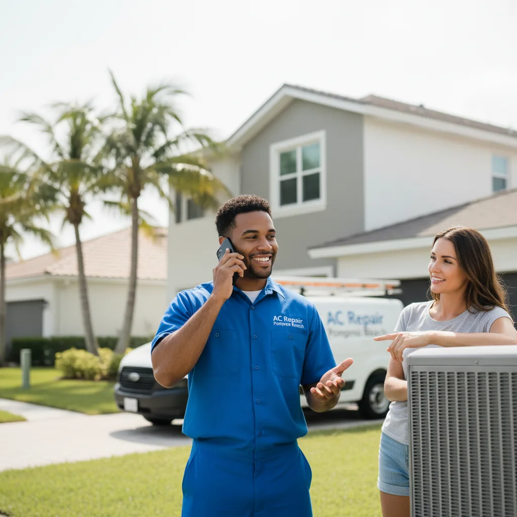 AC Repair Pompano Beach customer support in Haslett
